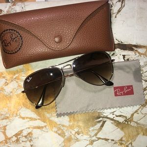 Ray Ban aviator glasses
